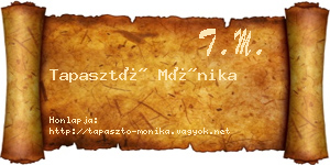 Tapasztó Mónika névjegykártya